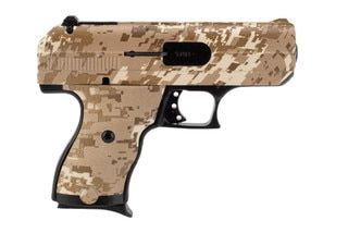 Hi Point C9 9mm semi automatic pistol, desert camo tan.